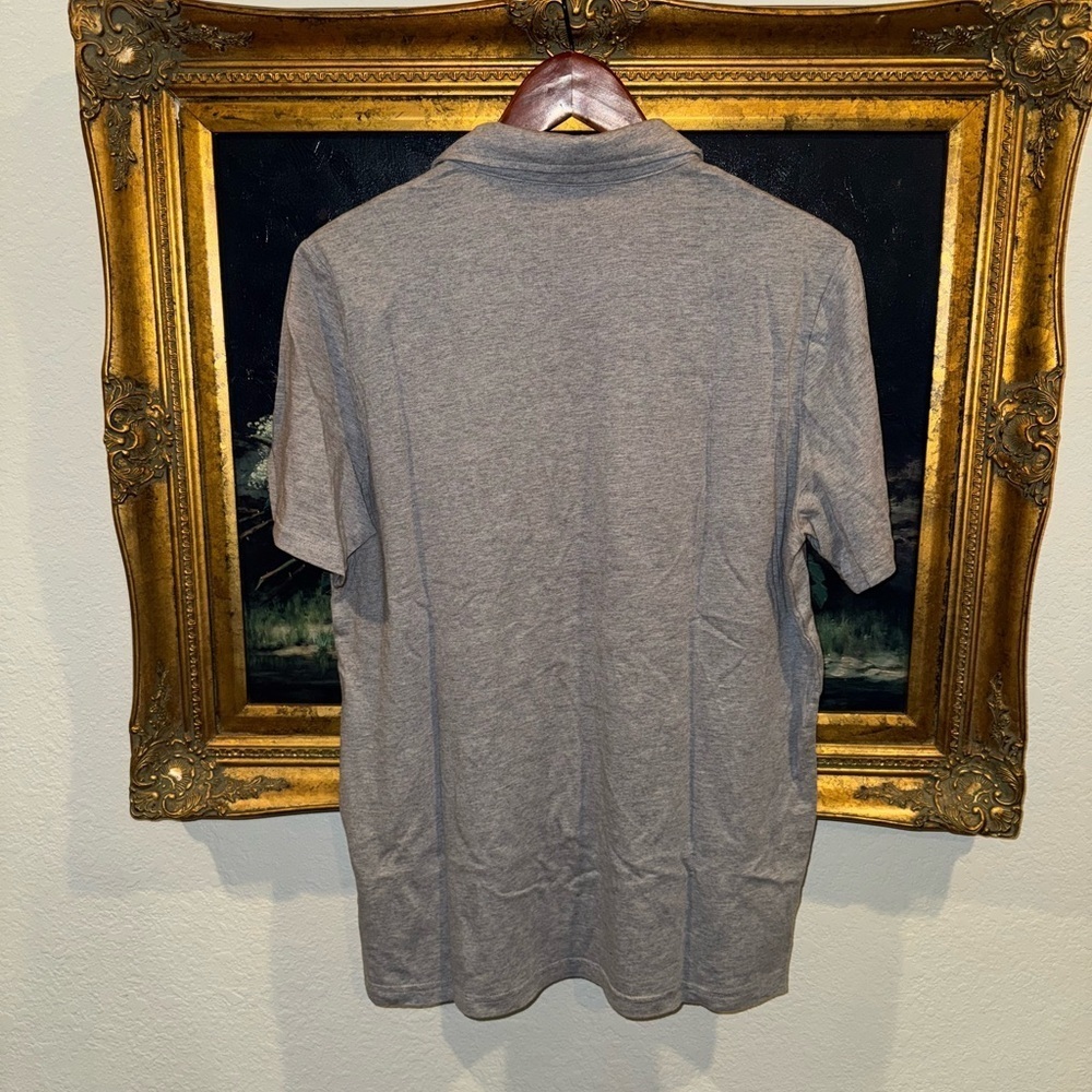 Freefly Gray Men’s Short Sleeve Polo Cotton Bamboo Golf Size M - Picture 5 of 5